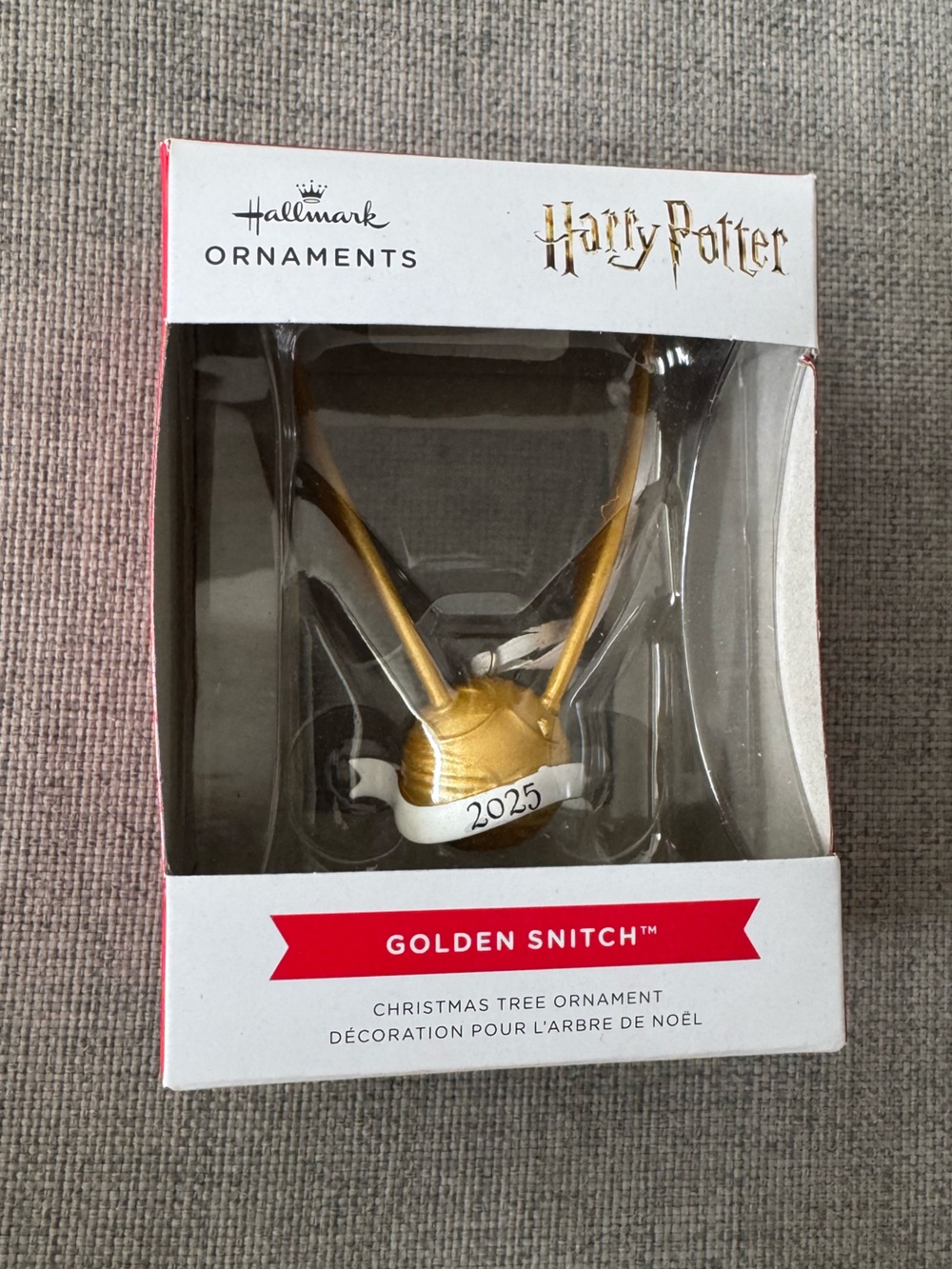 Harry Potter Golden Snitch Ornament - Hallmark